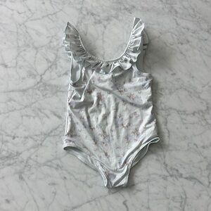 LoveShackFancy Light Blue bathing suit size 8/9